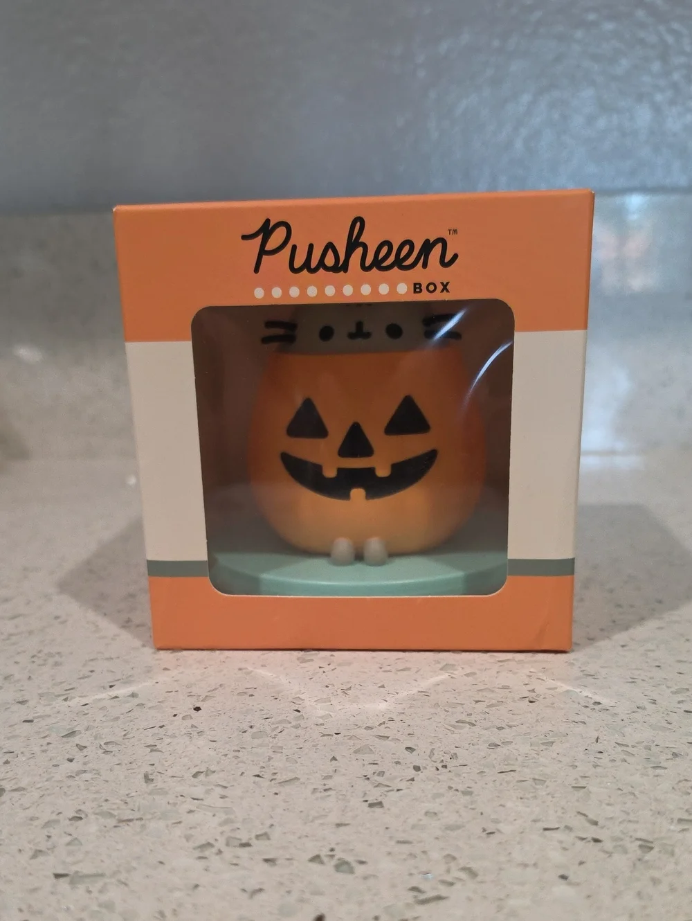 Pusheen Pumpkin Vinyl Figure, Limited Edition Fall 2025 Box, Halloween Cat